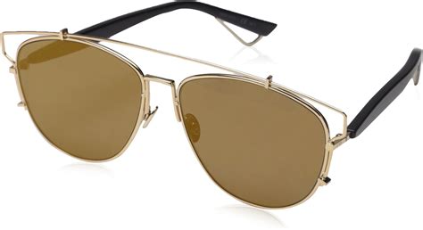 Technologic aviator sunglasses Dior Gold in Metal 